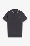 Fred Perry Polo Gunmetal / Ecru / Desert