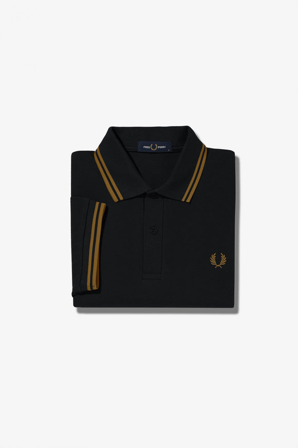 Fred Perry Polo Black / Shadedstone