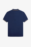 Fred Perry Polo French Navy / Ecru / Warm Stone