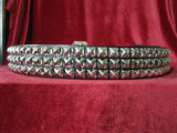 Pyramid Stud 3 Row Belt