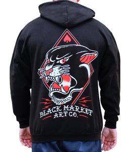 Tattoo Flash Panther Hoodie