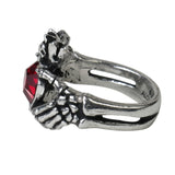 Skeleton Hands w/ Heart Ring