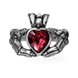 Skeleton Hands w/ Heart Ring