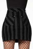 Scallywag Striped Mini Skirt