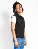 Black Denim Vaudeville Vest