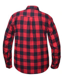 Black & Red Mens Flannel