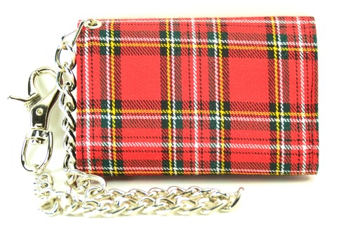 Plaid Chain Wallet (Various Prints/Colors!)