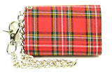 Plaid Chain Wallet (Various Prints/Colors!)