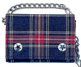 Plaid Chain Wallet (Various Prints/Colors!)