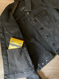 Cyanide Rambler Vintage-Wash Black Denim Jacket
