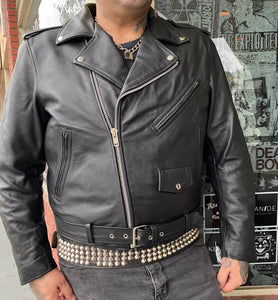 Shock Troops Leather Motorcyle Jacket