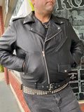 Shock Troops Leather Motorcyle Jacket