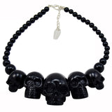 Black Skulls Necklace