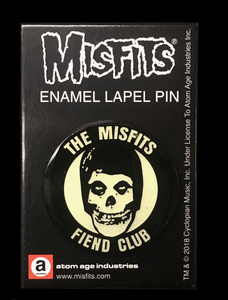 Misfits Glow in the Dark Fiend Club Enamel Pin