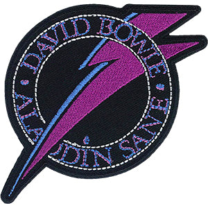 David Bowie Aladdin Bolt Patch