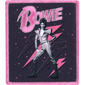David Bowie Pink Bolts Patch