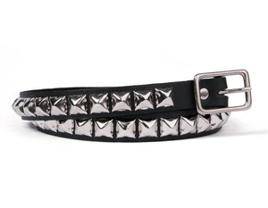 Single Row Pyramid Stud Belt