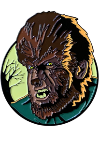 Wolfman Moon Enamel Pin